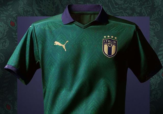 意大利欧洲杯纪念版球衣意大利球衣2021